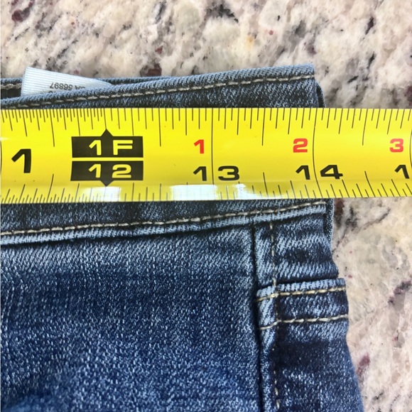 LUCKY BRAND Bridgette Skinny Women 6 28W 27L Fray Cuff Stretch Denim Blue Jean - Picture 7 of 11